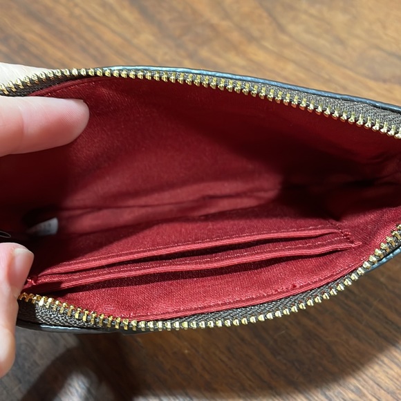 Coach Corner Zip Wristlet - Picture 4 of 5